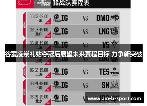 谷爱凌崇礼站夺冠后展望未来赛程目标 力争新突破